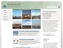 Tablet Screenshot of air-resource.com